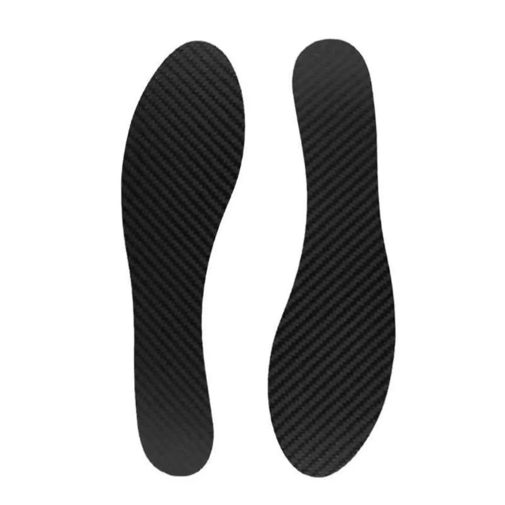 1 Pair Rigid Plate Carbon Fiber Insole Carbon Fiber Material Morton Extension Orthotic Shoe Insoles Ultra-Thin Support Insert